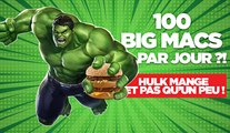 La quantité de nourriture que doit ingurgiter Hulk par jour est juste hallucinante, vous n'allez pas vous en remettre !