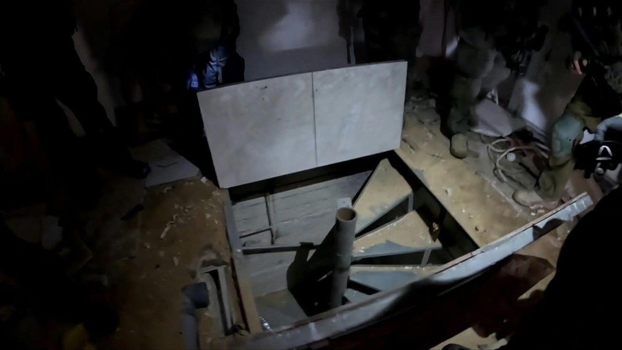 Israel veröffentlicht Aufnahmen von Tunnelkomplex der Hamas-Führung