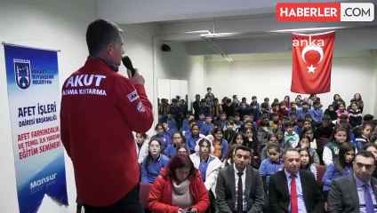 Скачать видео: Ankara Büyükşehir Belediyesi ve AKUT, Polatlı'da Afet Farkındalık Eğitim Semineri Düzenledi