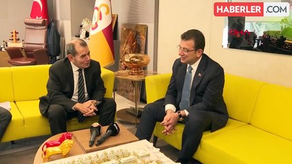 Ekrem İmamoğlu, Dursun Özbek'i ziyaret etti