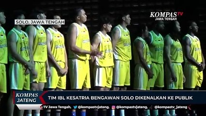 Tim IBL Kesatria Bengawan Solo Dikenalkan ke Publik