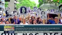 Uruguayos exigen justicia para las personas desaparecidas