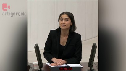 DEM Partili Akça: Ev temizliğine giden bir annenin kızı olarak, 'yoksulluk nedir' size anlatacağım