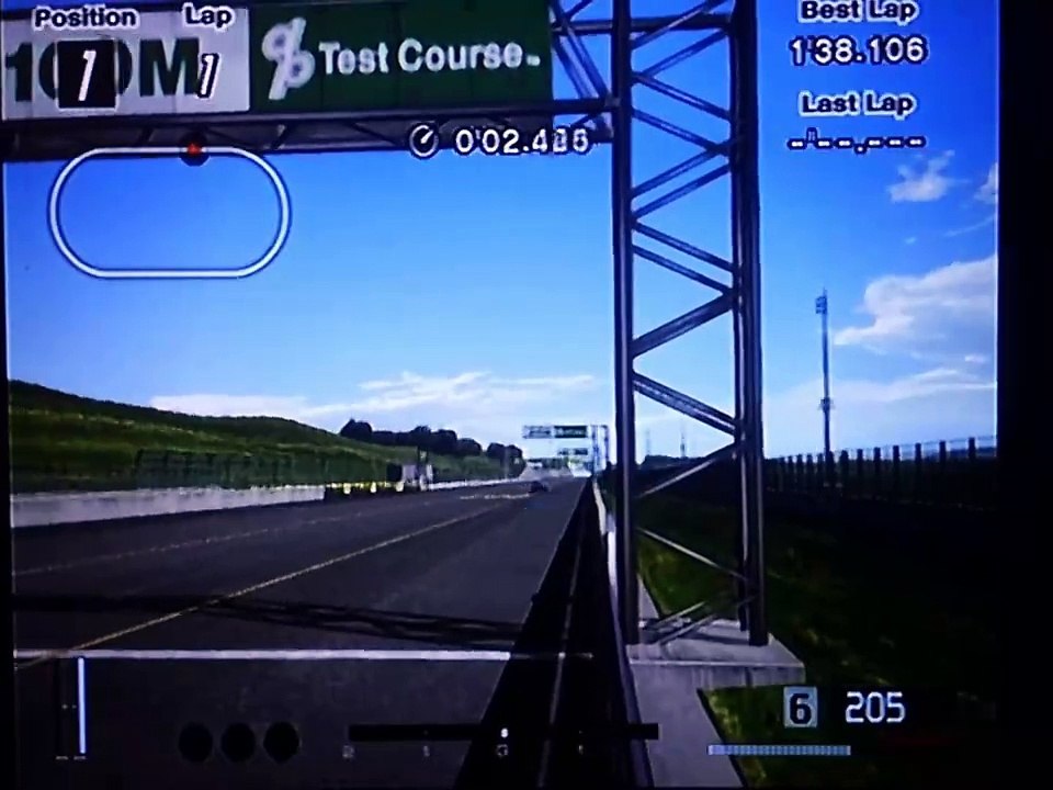 Corvette Lapping The Test Track (Gran Turismo 4)
