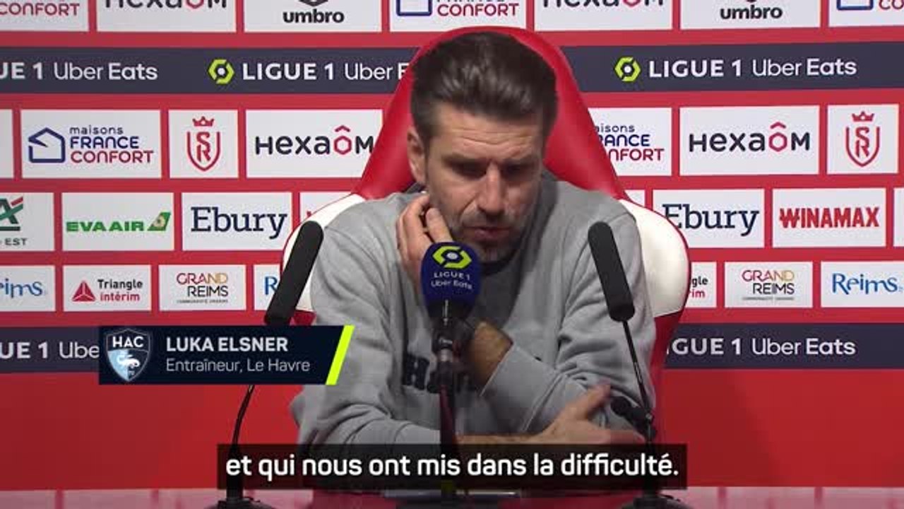 FOOTBALL : Ligue 1 : 17e j. - Elsner amer après la défaite à Reims : "Il reste de la colère et des regrets"