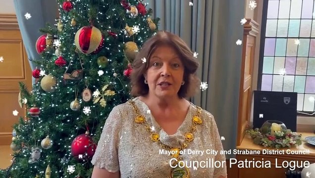 Mayor's Christmas celebration in Derry city centre