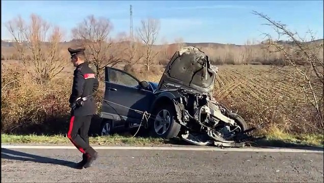Incidente a Lajatico, un morto e tre feriti di cui due gravi