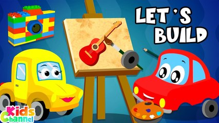 Lets Build Car + More Vehicle Cartoon & Kids Videos