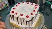 2 Pound Square Black Forest Cake Design | Rectangle Cake Decoration | बेकरी जैसा ब्लैक फॉरेस्ट केक |