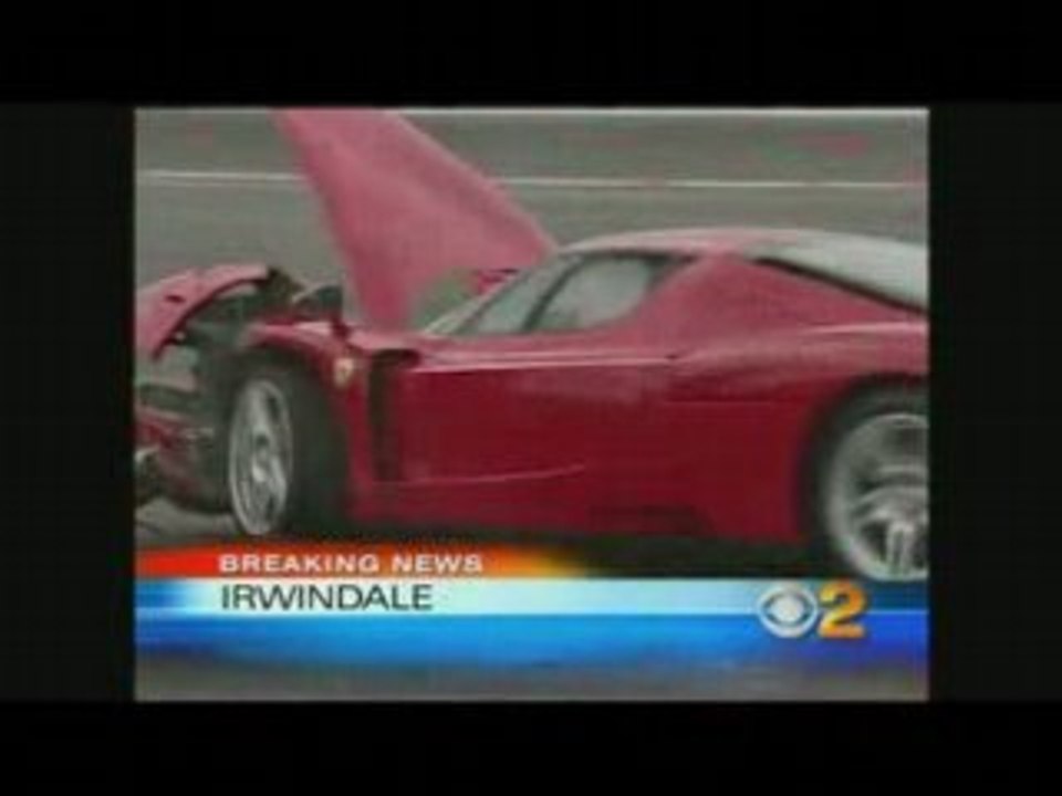 crash ferrari enzo