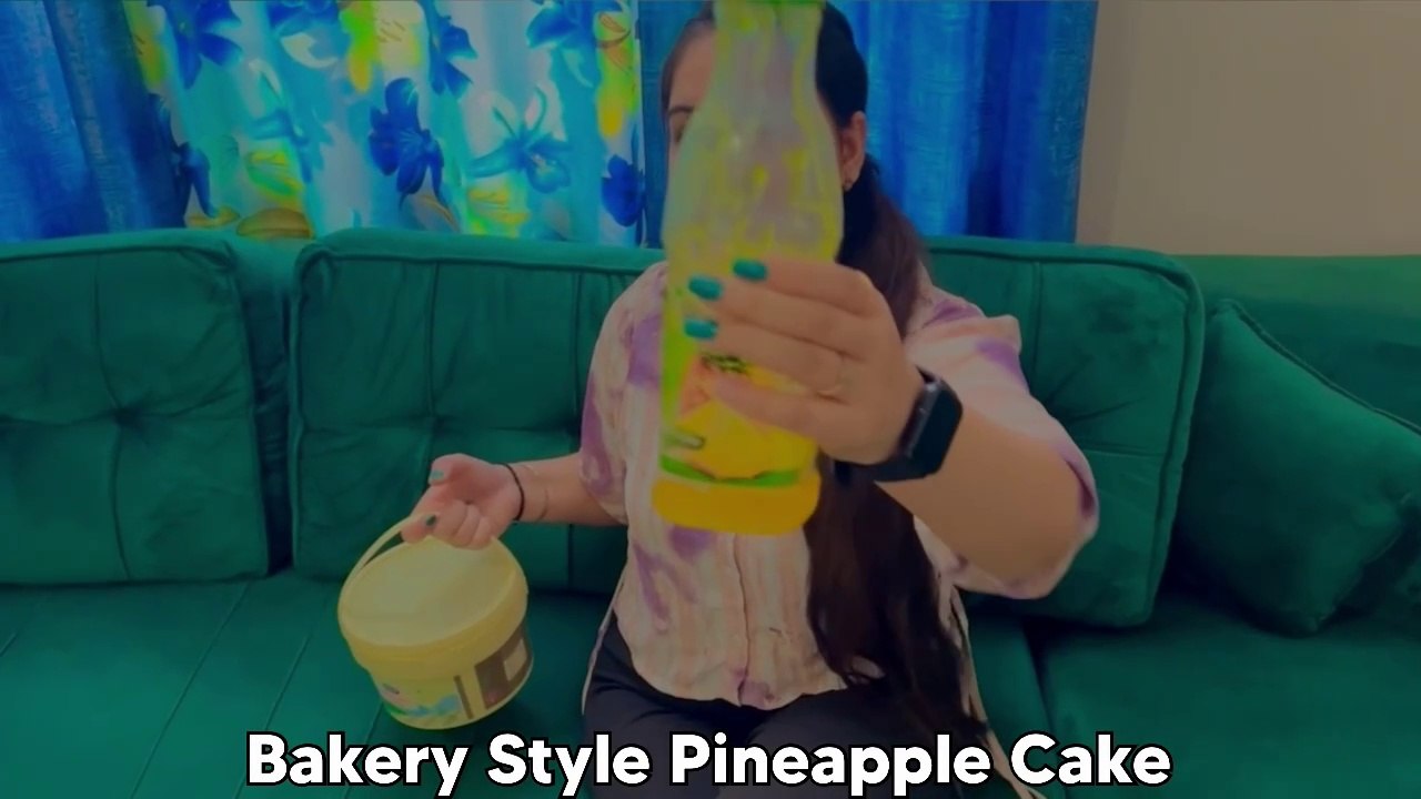 Perfect Bakery Style Cake Recipe | Pineapple Cake With Neutral Gel Decoration | Gel Cake Design |
