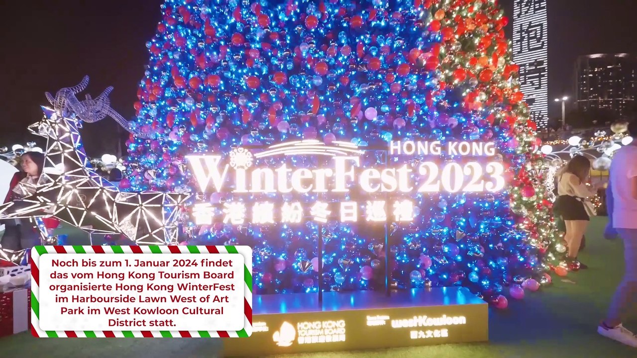 Mega Weihnachtsbaum - So geht Weihnachten in Hongkong