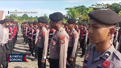 Polda Papua Barat Gelar Apel Pengamanan Jelang Nataru