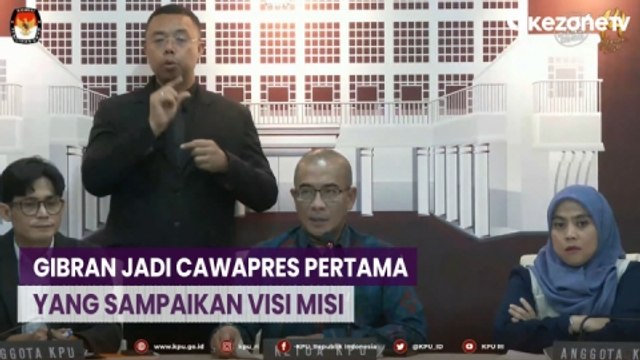 KPU: Gibran Rakabuming Raka jadi Cawapres Pertama yang Sampaikan Visi Misi di Debat Kedua