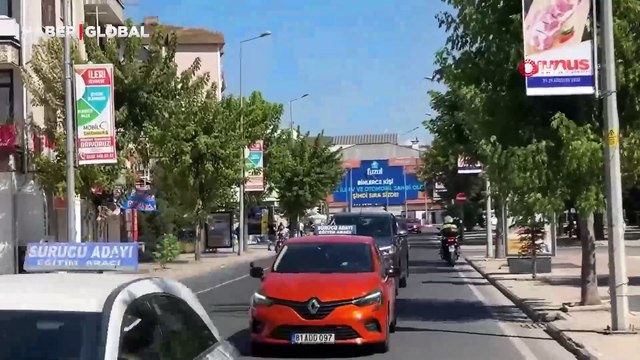 Egzoza taktığı abartı aparat polisi bile şaşırttı