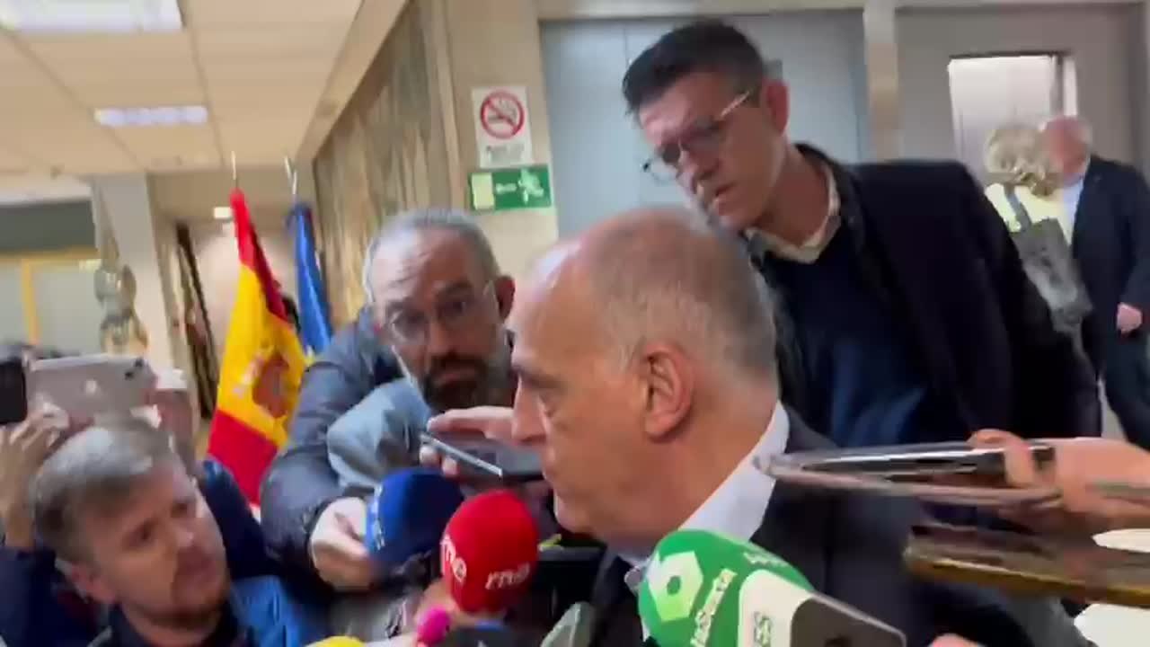 Primeras palabras Javier Tebas tras la sentencia de la Superliga