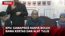 Debat Cawapres Gunakan Podium, KPU: Cawapres hanya Boleh Bawa Kertas dan Alat Tulis