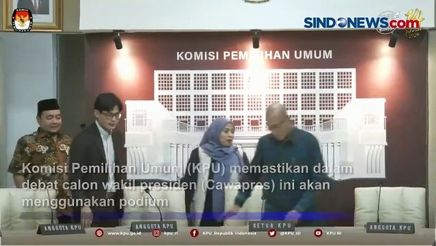 Hasil Evaluasi Debat Capres, KPU Ijinkan Penggunaan Podium di Debat Cawapres
