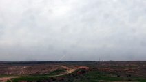 إطلاق صواريخ من جنوب قطاع غزة باتجاه إسرائيل