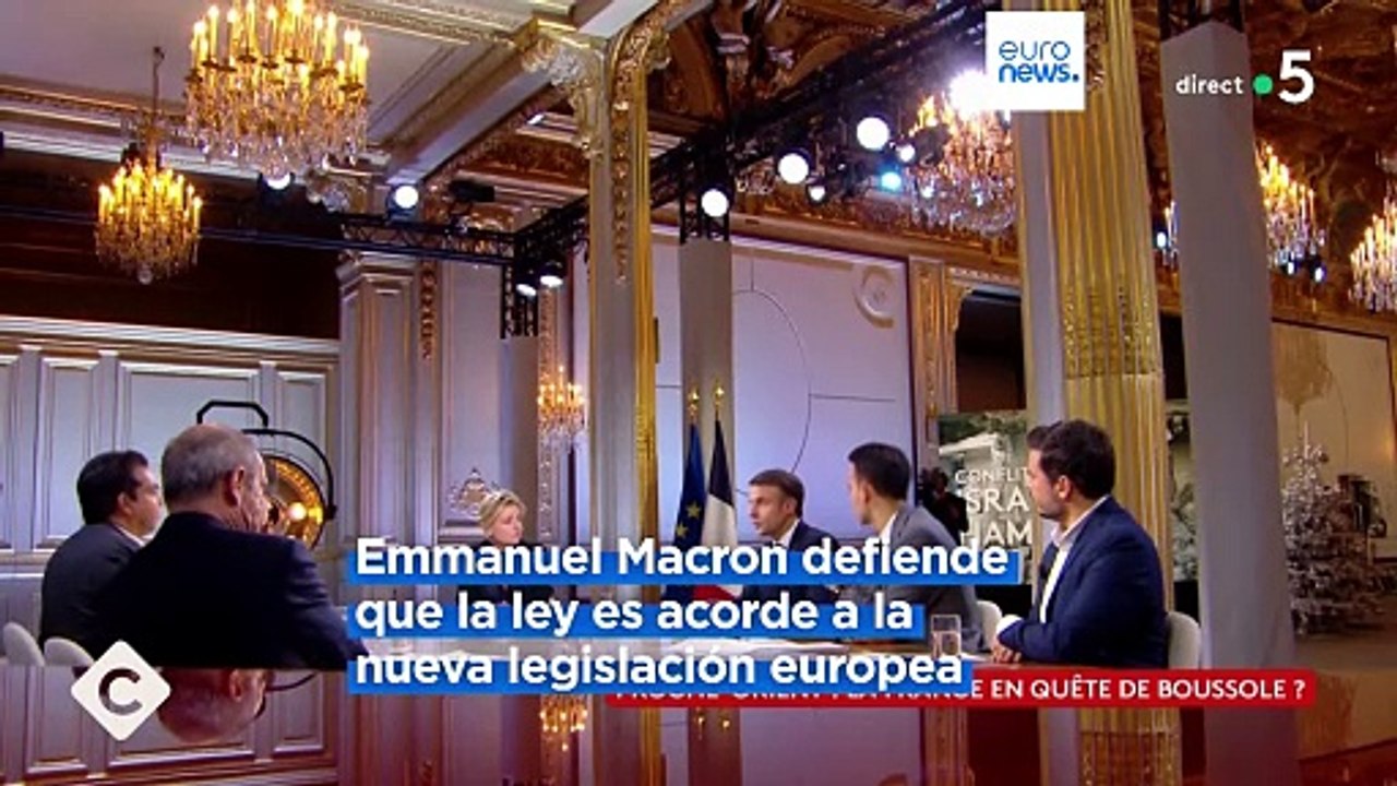 Macron defiende la controvertida ley migratoria y niega un giro hacia la derecha
