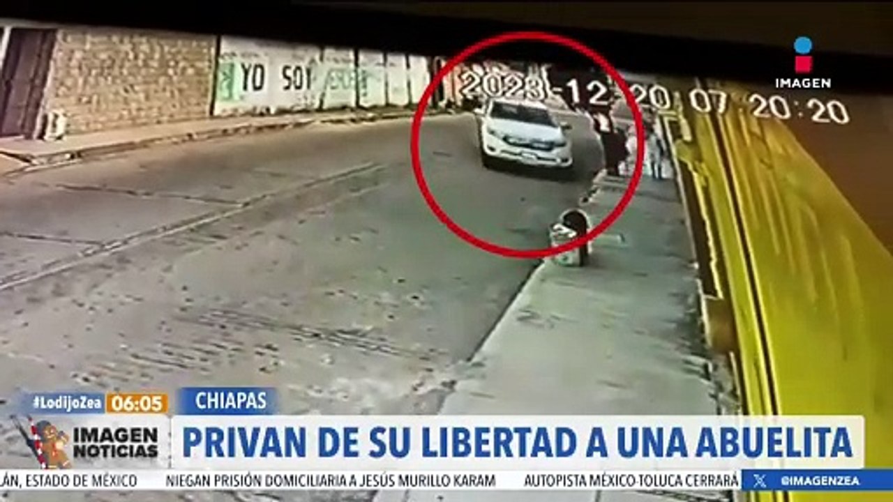 Secuestran a abuelita en calles de Mapastepec,...