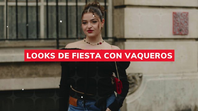 Looks de fiesta con vaqueros