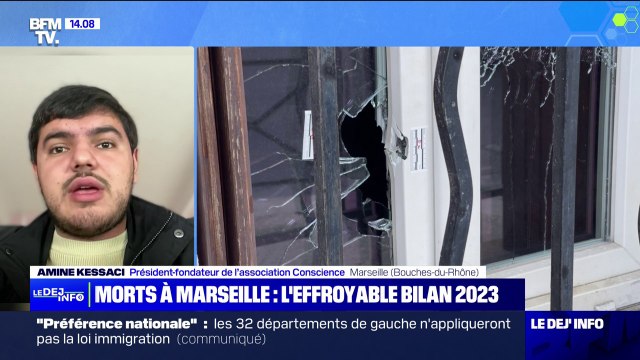 Les habitants sont les premières victimes : Amine Kessaci de l'association Conscience revient sur le lourd bilan de 47 morts dans des règlements de compte à Marseille en 2023