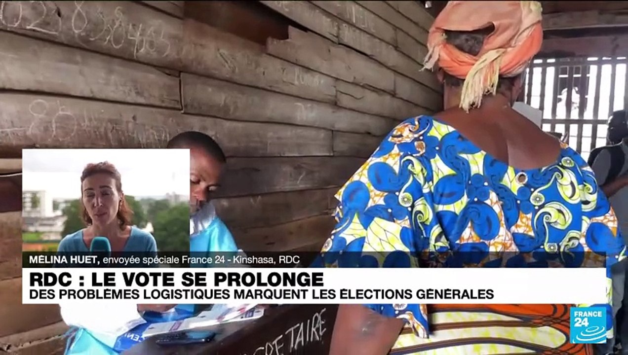 Deuxième jour de vote en RD Congo : "Beaucoup d'irrégularités dénoncées par les opposants et observateurs"