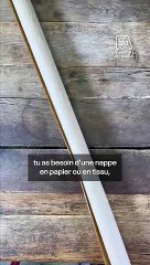 FEMME ACTUELLE - DIY DE NOËL NAPPE EXPRESS AVEC UNE POMME DE TERRE