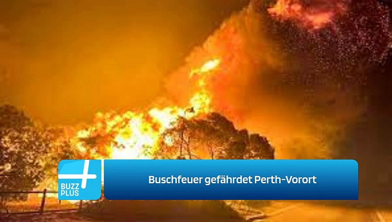 Buschfeuer gefährdet Perth-Vorort