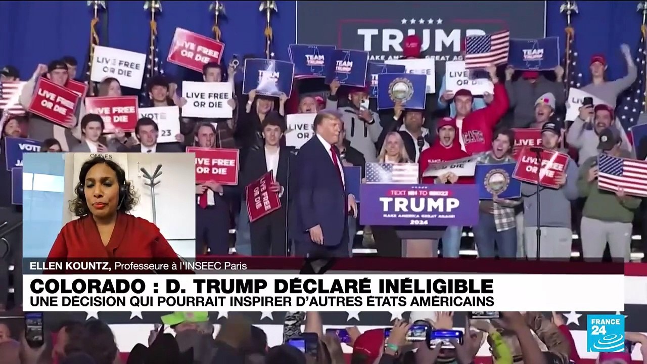 Etats-Unis : Donald Trump inéligible dans l’Etat du Colorado