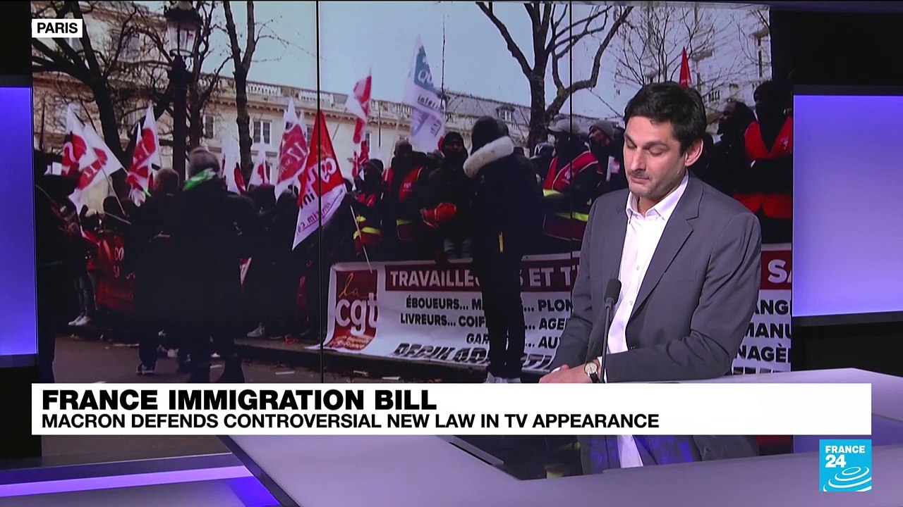 Macron defends new French migration law despite political tensions