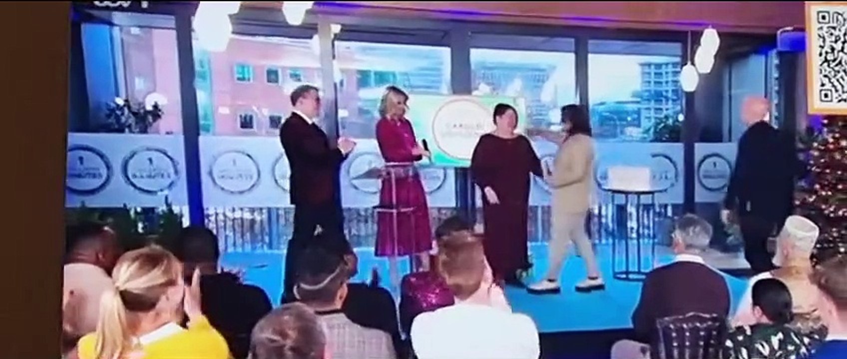 Moment Lincolnshire tea room owner received TV honour for combatting loneliness