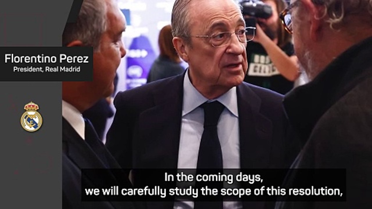 Perez 'satisfied' with European Super League legal victory