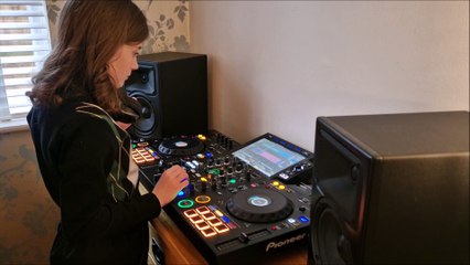 Compilation showing Littlehampton DJ Ruby Shepherd on the decks