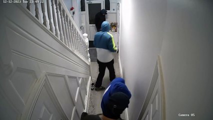 Blackpool burglars caught on CCTV in Holmfield Road