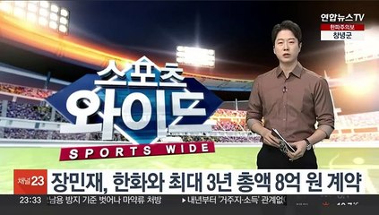장민재, 한화와 최대 3년 총액 8억원 계약
