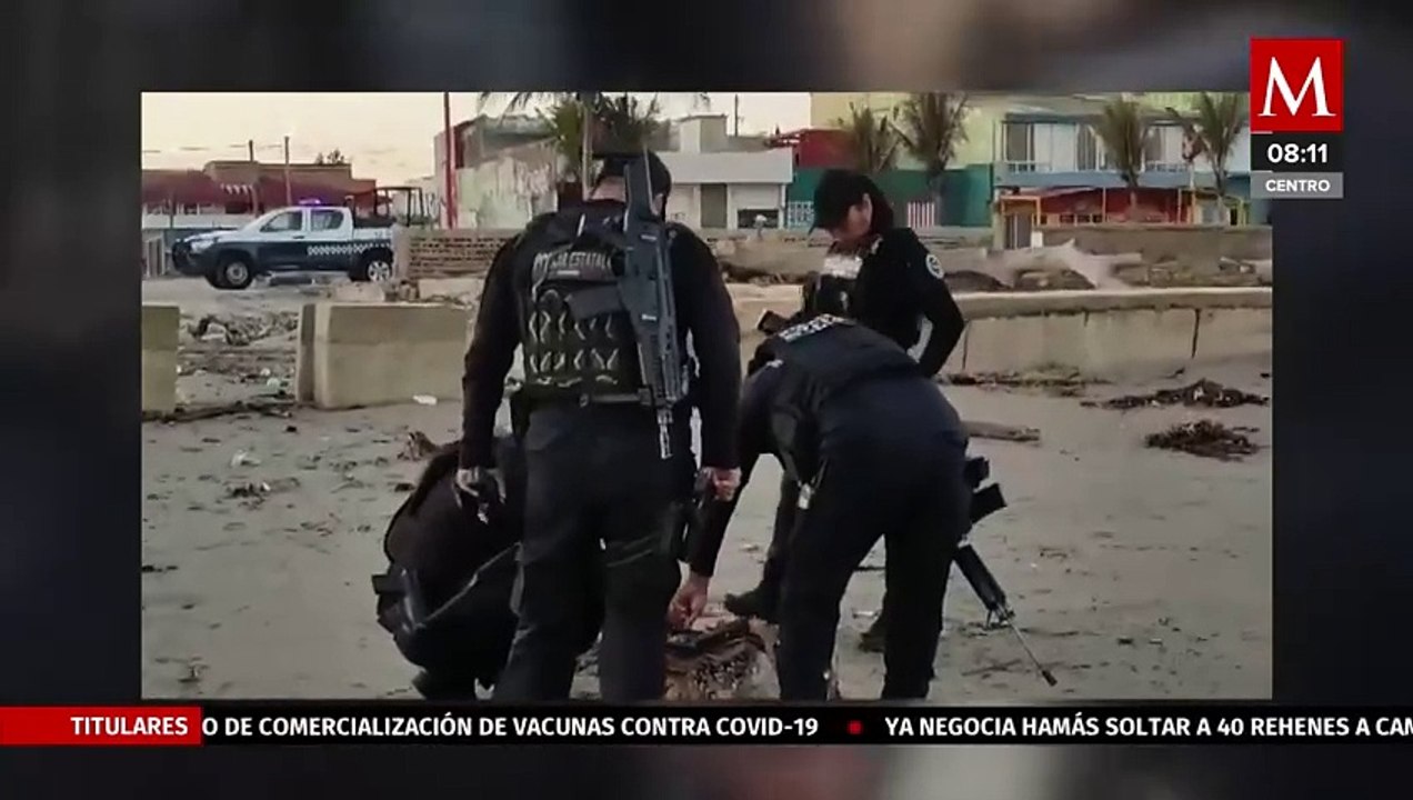 Hallan más paquetes de droga en playas de Veracruz; podría ser de un cargamento abandonado