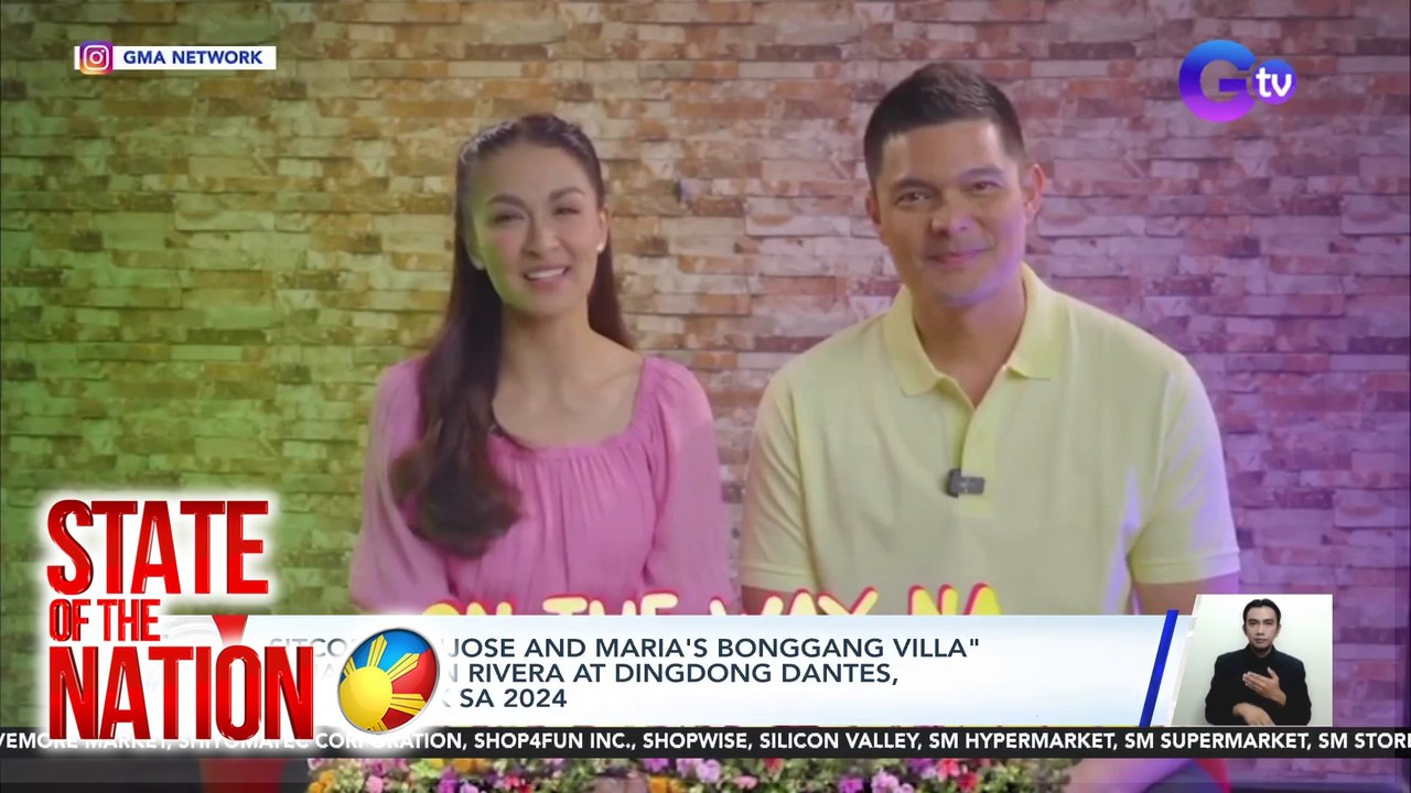 Sitcom na "Jose and Maria's Bonggang Villa" nina Marian Rivera at Dingdong Dantes, magbabalik sa 2024 | SONA