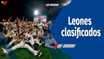 Deportes VTV | Con monumental paliza los Leones del Caracas se convierten en los segundos clasificados al Round Robin