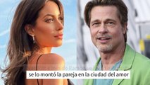 Brad Pitt e Inés de Ramón se fugan a París: así se lo montó la pareja en la ciudad del amor