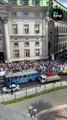 Marcha de los trabajadores del Banco Nación