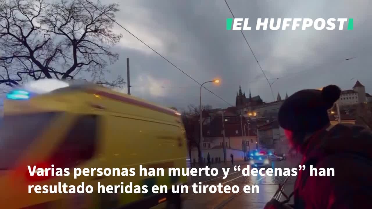 Varios muertos y "decenas" de heridos en un tiroteo en una universidad de Praga
