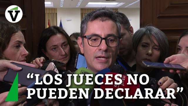 Bolaños coincide en que los jueces no pueden declarar en comisiones parlamentarias