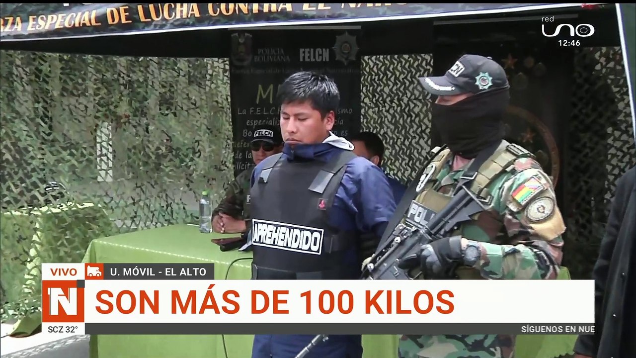 Incautación de droga UM
