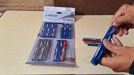 Unboxing and Review of Hauser ICONIQ Transparent Body With Silver Clip for fast writing