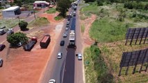 Mais de 5 quilômetros de congestionamento se forma na saída de Umuarama para Perobal