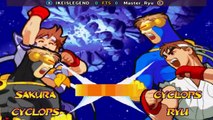IKEISLEGEND Vs Master_Ryu - Marvel Super Heroes Vs Street Fighter - FT5