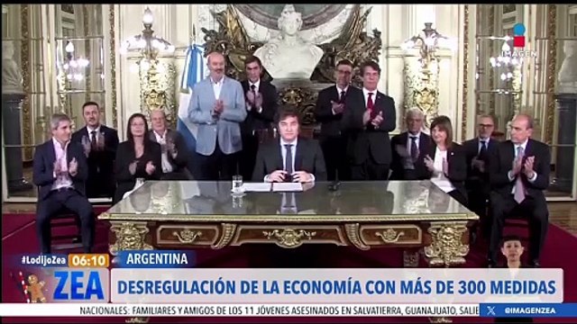 Javier Milei ordena la desregulación de la economía con más de 300 medidas