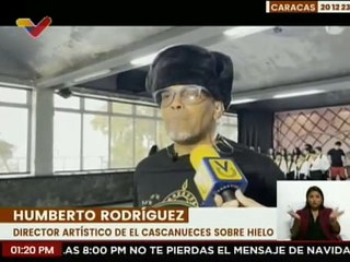 Caracas | Ciudadanos disfrutan de la 1ra puesta en escena del "Cascanueces" sobre hielo en Venezuela